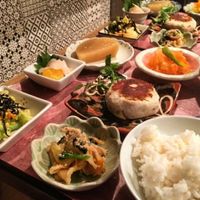 Beautiful vegan food at Shanti Yoga Vegan Cafe in Hiroshima