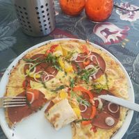 Pizza Diavola at Punkt 13:15 in Parnu