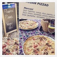 Vegan Menu, Vegan Pizza Vegan Cheese at Punkt 13:15 in Parnu