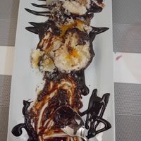 Vegan ' bounty ' desert.  Sooo rich. at Land of Freedom in Fuerteventura