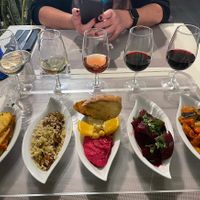 Vegan tapas and wines  at Land of Freedom in Fuerteventura