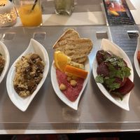 Vegan tapas plate  at Land of Freedom in Fuerteventura