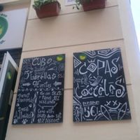 Green iguana bar front at Green Iguana Bar in Malaga