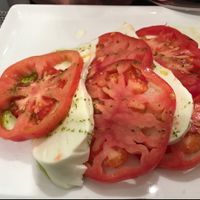 tomatoes and mozzarella  at Star Pub in Sorrento