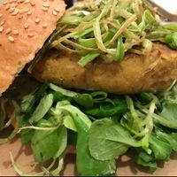 Janis veggie burger at Star Pub in Sorrento