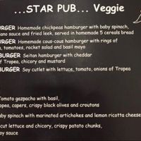 veggie burger run down at Star Pub in Sorrento