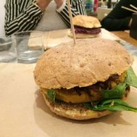 Jannis- chickpeas burger at Star Pub in Sorrento