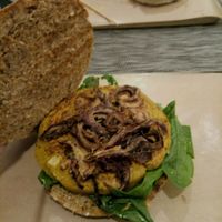 Jannis- chickpeas burger  at Star Pub in Sorrento