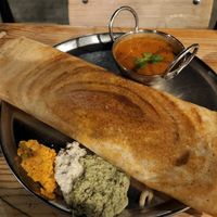 Masala dosa at Dosa Bar in Tel Aviv
