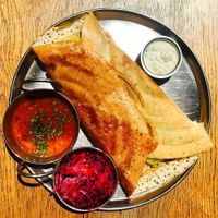 Masala Dosa at Dosa Bar in Tel Aviv