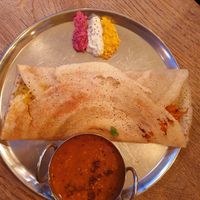 Dosa masala at Dosa Bar in Tel Aviv