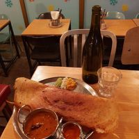 Masala dosa at Dosa Bar in Tel Aviv