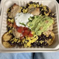 Vegan nachos at Beach Babylon in Wellington