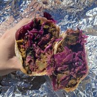 Breakfast burrito  at EVE in Encinitas