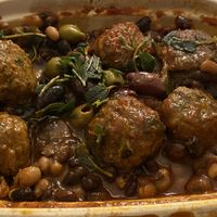 Vegan meatballs  at EVE in Encinitas