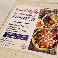 Fundraising Dinner at EVE in Encinitas