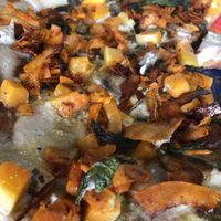 Truffled mushroom flatbread at EVE in Encinitas