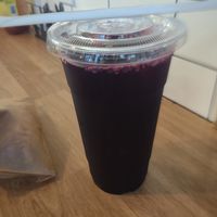 Pomegranate jaimica at Taqueria La Venganza in Oakland