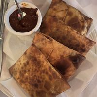 Sambusa lentil   at New Eritrea in San Francisco