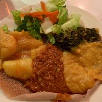 Vegetarian Combo at New Eritrea in San Francisco