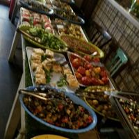 Part of the lunch buffet selection at Orto in Rome