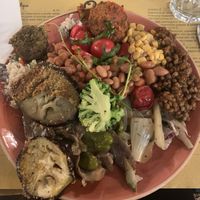 A selection from the buffet at Orto in Rome