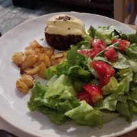 Vegan burger at Carduccio in Florence