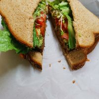 Tempeh sandwich at Ruffage Natural Foods in Honolulu
