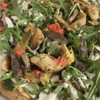 Hummus pizza  at HANDHELDZ in Bethlehem