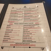 Menu at HANDHELDZ in Bethlehem