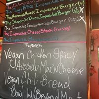 Tons of vegan options prominently displayed, plus the prepared vegetable sides which are displayed in the deli case at HANDHELDZ in Bethlehem