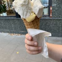 Joghurt, Cream and Ginger-Orange at Vegestacja in Warsaw