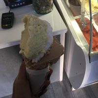 Vanilla, coconut and peanut  butter  at Vegestacja in Warsaw