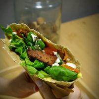 Pancakes at Vegestacja in Warsaw