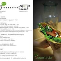 Savory menu at Vegestacja in Warsaw