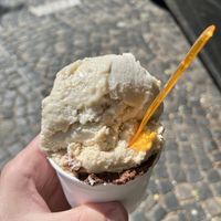 Nutella, Marzipan and Tahin  at Vegestacja in Warsaw