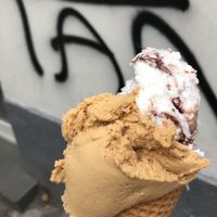 Bounty and salted caramel. Delicious.  at Vegestacja in Warsaw