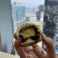 The best vegan egg yolk I’ve had at LN Fortunate Coffee 幸福咖啡 - Kwai Hing in New Territories