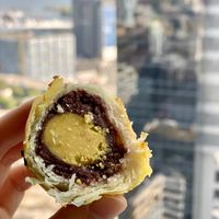 The pumpkin made “egg yolk” is to die for! at LN Fortunate Coffee 幸福咖啡 - Kwai Hing in New Territories