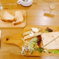 vegan sandwiches  at LN Fortunate Coffee 幸福咖啡 - Kwai Hing in New Territories