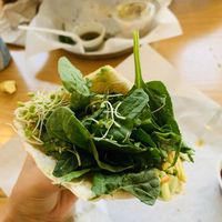Avo pita  at Karma Juice Bar and Eatery in St Petersburg
