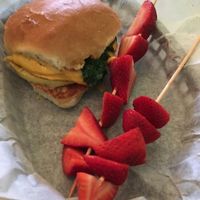 Breakfast sandwich! at Berben & Wolff's in Albany