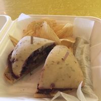 Vegan pilgrim  at Berben & Wolff's in Albany