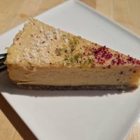 lemon cheezcake at The Green Moustache - Alpha Lake in Whistler