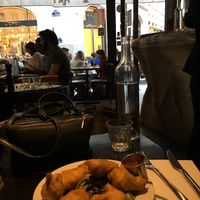 Deep fried veggies at Janine Loves Sunday in Paris