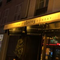 New awning as of 28 June 2018 at Janine Loves Sunday in Paris