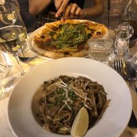 Margarita Pizza and Pad Thai  at Janine Loves Sunday in Paris