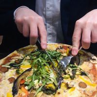 Great pizza at Janine Loves Sunday in Paris