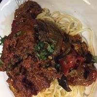 Spaghetti from the daily offer  at Janine Loves Sunday in Paris