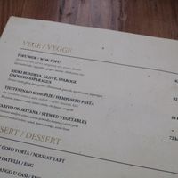 Menu 🌱 at Galerija Food in Split